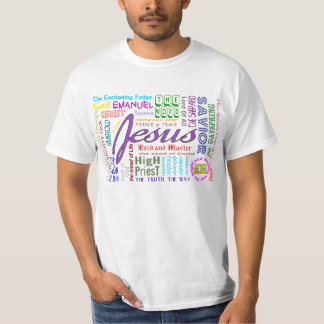 CAMISETA OS NOMES DE JESUS...