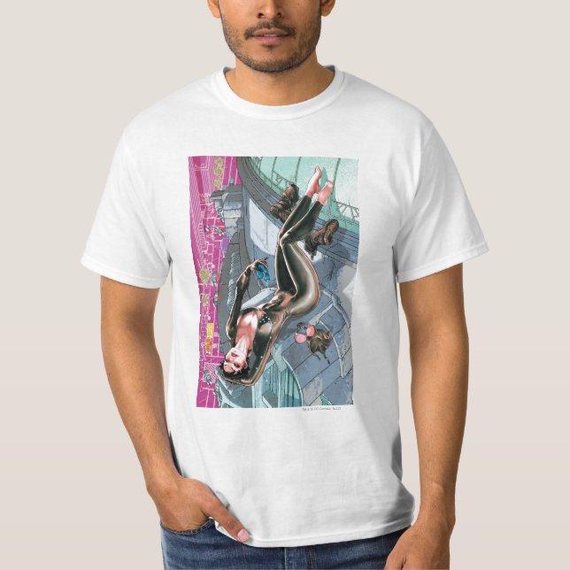 Camiseta Os Novos 52 - Mulher-Gato #1 (Frente)