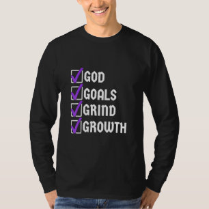 Camiseta Os Objetivos de Deus estimulam o crescimento