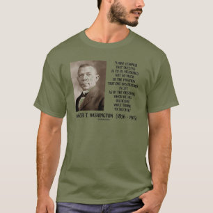 Camiseta Os obstáculos de Booker T. Washington superados