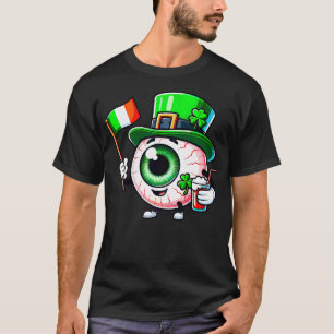 Camiseta Os Olhos Do Dia De Patrick Shamrock Oftalmologista