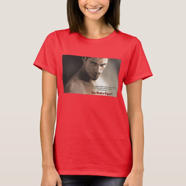 Camiseta Os olhos do diabo - senhoras - T (Frente)