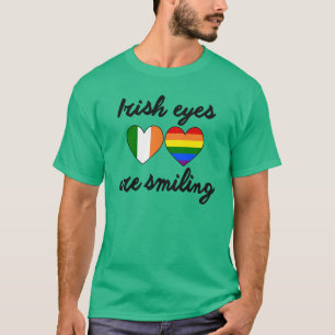 CAMISETA OS OLHOS IRLANDESES ESTÃO SORRINDO
