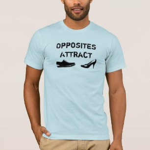 Camiseta Os opostos atraem