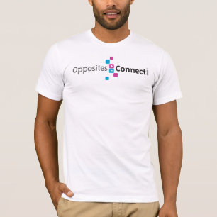 Camiseta Os opostos conectam o t-shirt