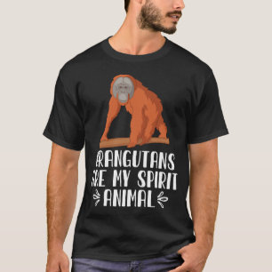 Camiseta Os Orangutanos São O Meu Animal Espirituoso