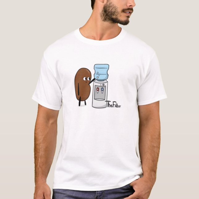 Camiseta Os Órgãos Felizes Do Rim Filtro (Frente)