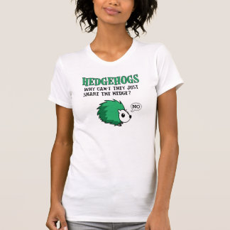 Camiseta Os ouriços não compartilham, engraçado, gráfico,