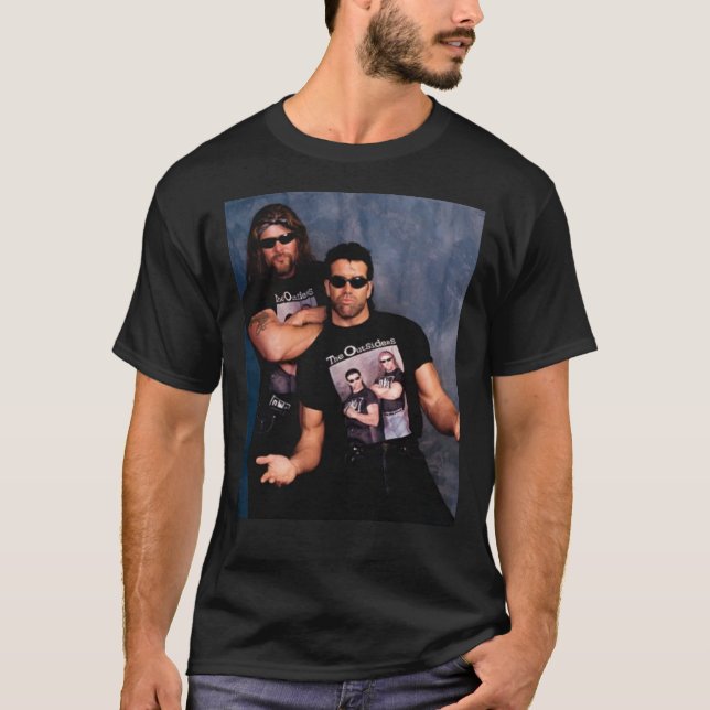 Camiseta Os Outiders Steve Nash Kevin Nash Luta T Sh (Frente)