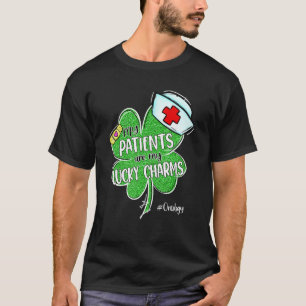 Camiseta Os Pacientes São Minha Sorte De Enfermeira Oncolog