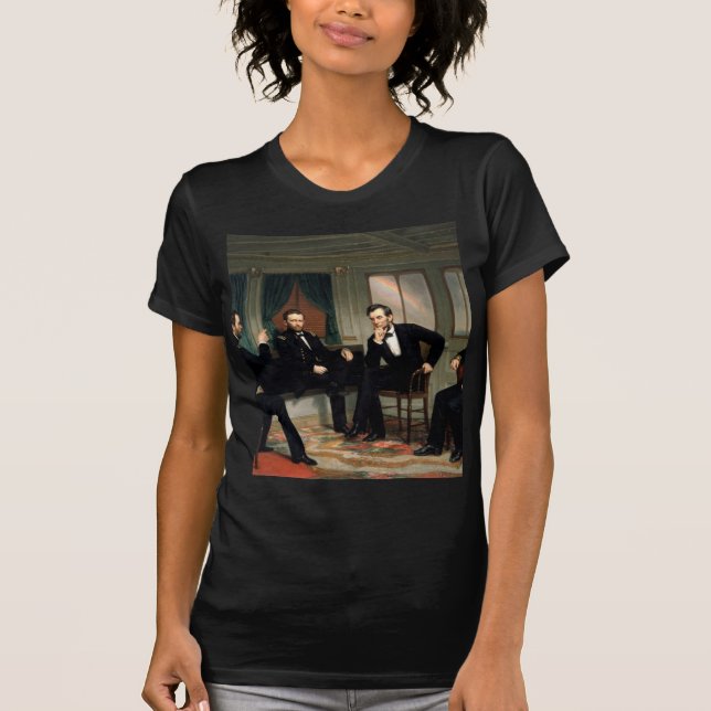 Camiseta Os pacificadores com Abraham Lincoln (Frente)