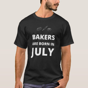 Camiseta Os padeiros estão a nascer em julho