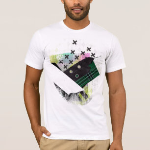 Camiseta Os padrões do Tartan são fabulosos