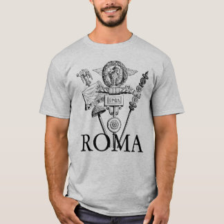 Camiseta Os padrões romanos (2 tomados partido)