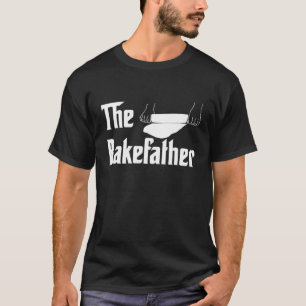 Camiseta Os Pais Engraçados Fazendo Bolo De Pão