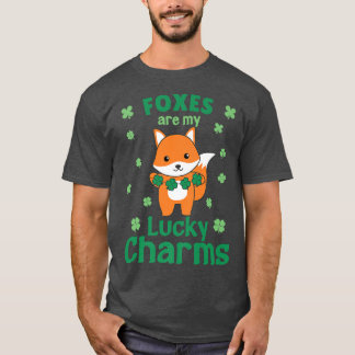 Camiseta Os Pais São Os Meus Charmes Sortudos Dia De São Pa