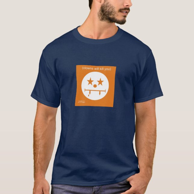 Camiseta Os palhaços matá-lo-ão (Frente)