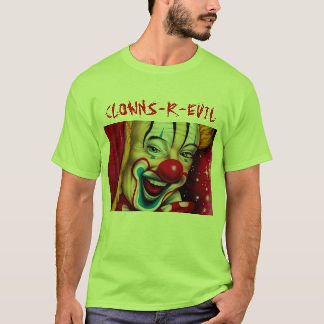 Camiseta Os palhaços são maus (Frente)