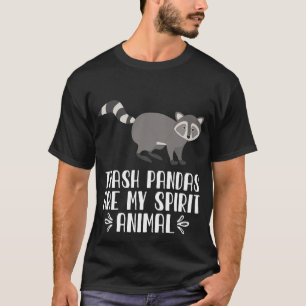 Camiseta Os Pandas De Lixo São O Meu Animal Espirituoso
