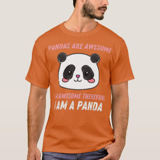 Camiseta Os Pandas São Incríveis, Eu Sou Incrível, Por Isso