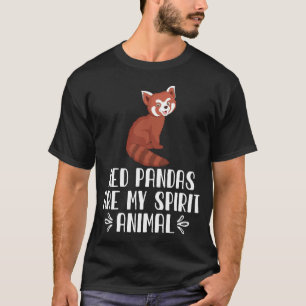Camiseta Os Pandas Vermelhos São O Meu Animal Espirituoso