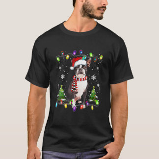 Camiseta Os Papais noeis de Cachorro Árvore de Natal de Bos
