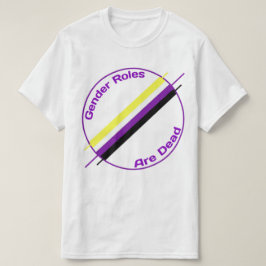 Camiseta Os papéis do género são T inoperante
