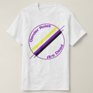 Camiseta Os papéis do género são T inoperante