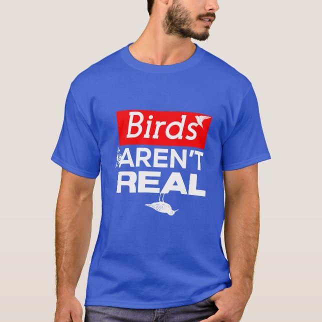 Camiseta Os Pássaros Não São Raparigas Reais (Frente)
