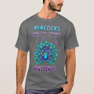 Camiseta Os Pavões São Os Meus Animais Espirituosos