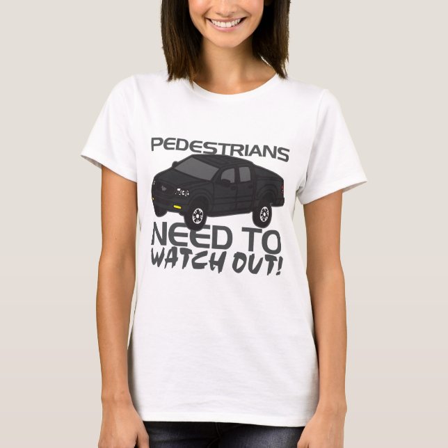 Camiseta Os Pedestres Precisam Observar Novos Drivers (Frente)