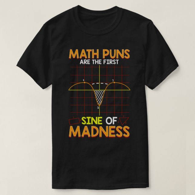 Camiseta Os Peitos De Matemática Engraçados São O Primeiro  (Frente do Design)