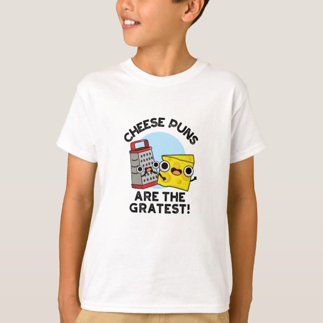 Camiseta Os Peitos De Queijo São Os Mais Gratos Pun De Gram (Frente)