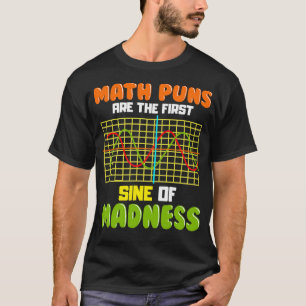Camiseta Os Peitos Engraçados De Matemática São O Primeiro 