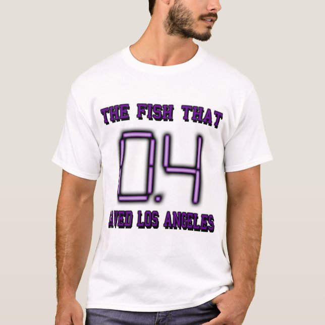 Camiseta Os peixes que salvar Los Angeles (Frente)