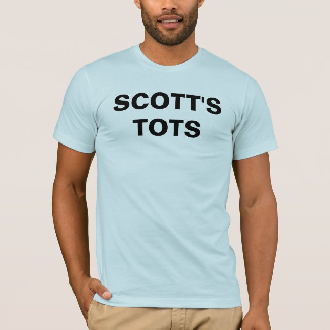 Camiseta Os pequenos do Scott do escritório ' (Frente)