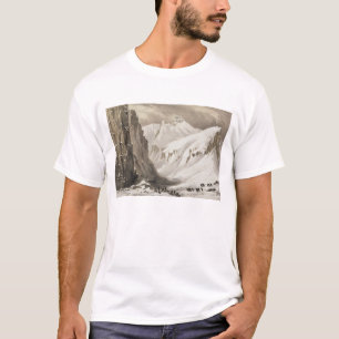 Camiseta Os pequenos trenós que chegam no depósito do sul