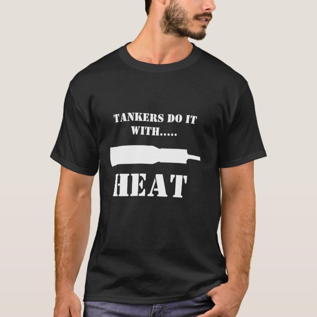 Camiseta Os petroleiros fazem-no com CALOR (Frente)
