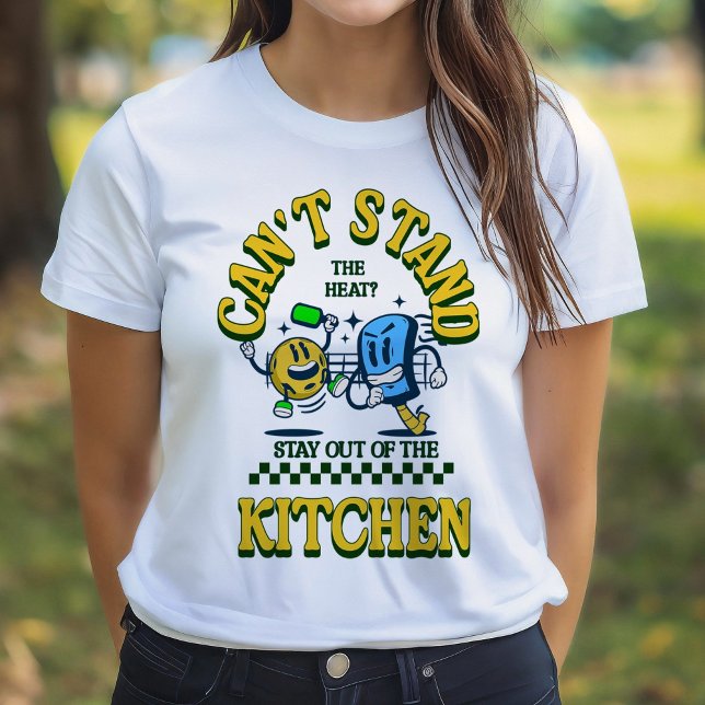 Camiseta Os Pickleball ficam fora da cozinha engraçados (Criador carregado)