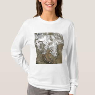 Camiseta Os picos altos das montanhas rochosas