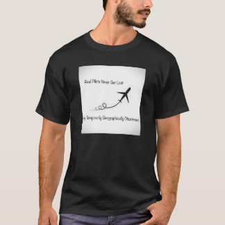 Camiseta Os pilotos reais nunca obtêm perdidos