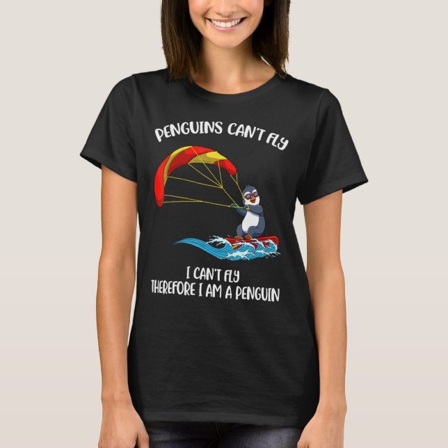 Camiseta Os pinguins não conseguem voar (Frente)