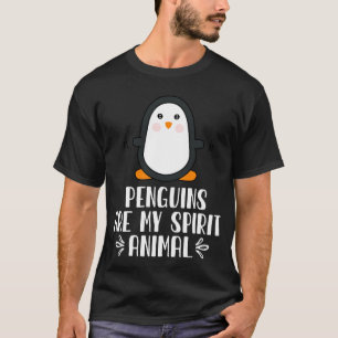 Camiseta Os Pinguins São O Meu Animal Espirituoso