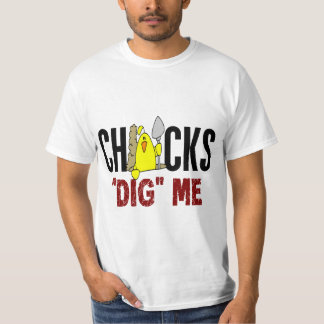 Camiseta Os pintinhos escavam-me