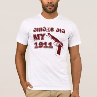 Camiseta Os pintinhos escavam meu 1911 - vermelho