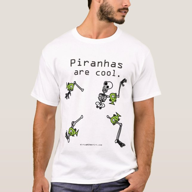 Camiseta Os Piranhas estão frescos (Frente)