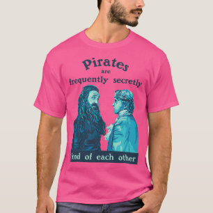 Camiseta Os piratas gostam frequentemente uns dos outros
