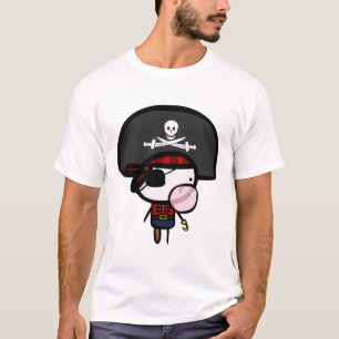 Camiseta Os piratas podem fundir bolhas demasiado