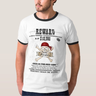Camiseta Os piratas quiseram a campainha inoperante ou viva