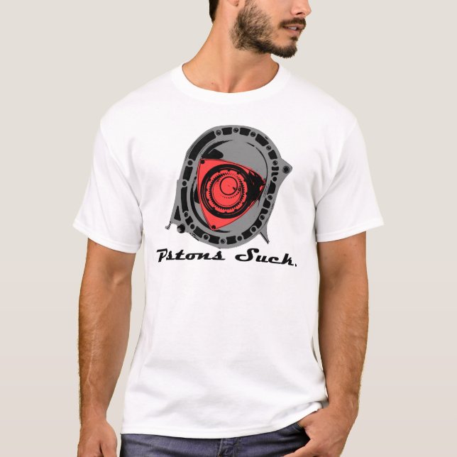 Camiseta Os pistões sugam (Frente)